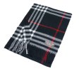 (image for) Woven Cashmere Feel Classic Scarf #66-01 Black