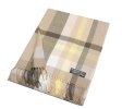 (image for) Cashmere Feel Plaid Scarf A76 Beige
