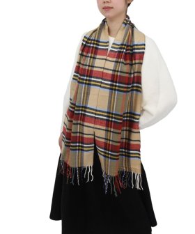 (image for) Cashmere Feel Classic Scarf Tan