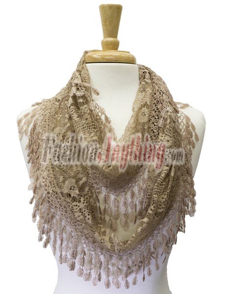 (image for) Infinity Lace Scarf Mocha