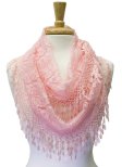 (image for) Infinity Lace Scarf Pink