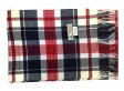(image for) Woven Cashmere Feel Plaid Scarf Black /Brown