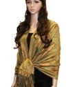 (image for) Colorful Paisley Scarf Gold