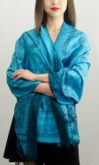 (image for) Simple Pasiley Pashmina Turquoise