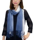 (image for) Ombre Solid Print Scarf Blue/Baby Blue