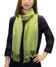(image for) Ombre Solid Print Scarf Green