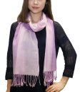 (image for) Ombre Solid Print Scarf Purple/Light Purple