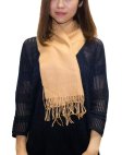 (image for) Cashmere Feel Scarf 1DZ, Camel