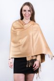 (image for) Silky Soft Solid Pashmina Scarf Camel