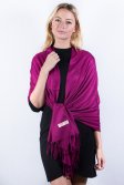 (image for) Razz Berry Solid Pashmina Label Scarf