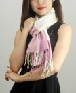 (image for) Woven Cashmere Feel Checker Scarf Z09 Pink