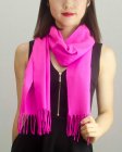 (image for) Solid Cashmere Feel Scarf Hot Pink