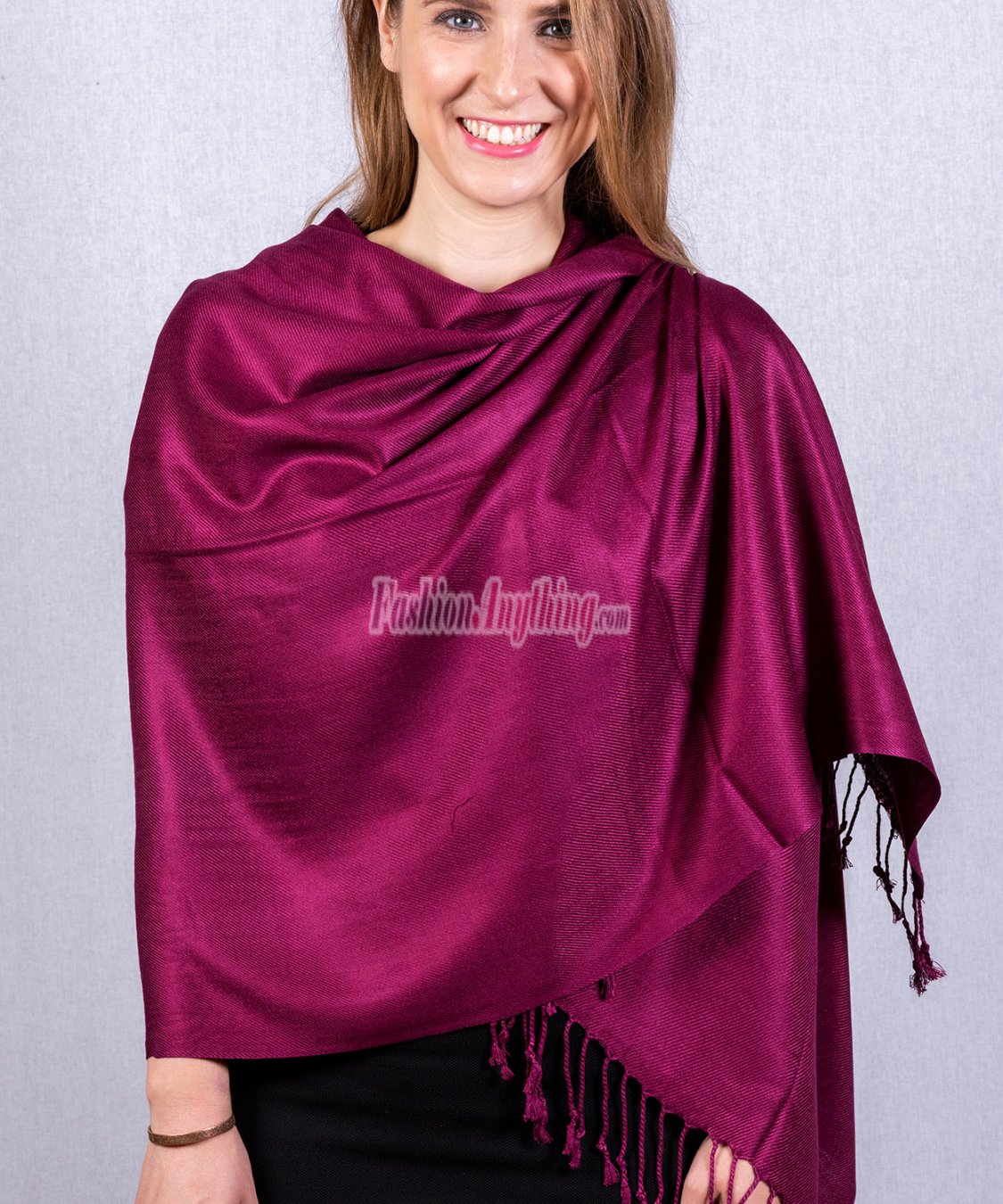 (image for) Ruby Solid Pashmina Scarf
