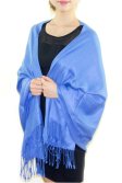 (image for) Silky Soft Pashmina Scarf Blue