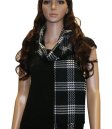 (image for) Woven Cashmere Feel Special Design Scarf #44-01 Black