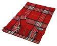 (image for) Woven Cashmere Feel Classic Scarf A67 Red