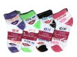 (image for) Women Lip Print Socks Dozen (12 Pairs) - Assorted Color