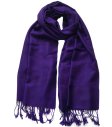 (image for) Paisley Jacquard Pashmina Ink Purple