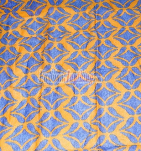 (image for) Lavish Pattern Print Scarf S0112 Blue