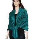 (image for) Braided Paisley Pashmina Teal