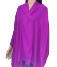 (image for) Neon Solid Shawl Purple