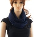 (image for) Knit Loop Scarf Navy