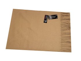 Solid Cashmere Feel Scarf Camel