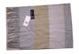(image for) Cashmere Feel Pattern Scarf Grey