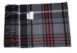 (image for) Cashmere Feel Pattern Scarf Coffee/Black