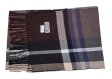 (image for) Cashmere Feel Pattern Scarf Coffee/Black