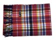 (image for) Cashmere Feel Pattern Scarf Red