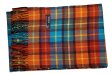 (image for) Cashmere Feel Pattern Scarf Orange