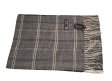 (image for) Cashmere Feel Plaid Scarf Black/Ivory