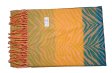 (image for) Cashmere Feel Design Scarf Orange