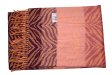 (image for) Cashmere Feel Design Scarf Pink/Orange