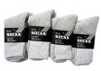 (image for) Men's Basic Crew Socks Dozen (12 Pairs) - Grey