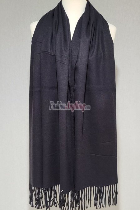 (image for) Winter Cashmere Feel Wrap Blue