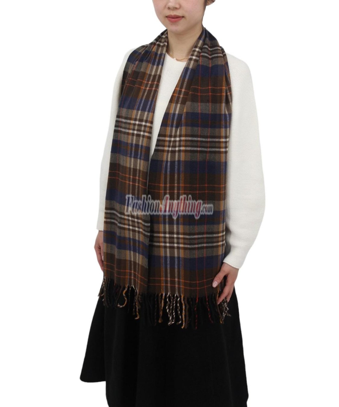 (image for) Cashmere Feel Classic Scarf Brown