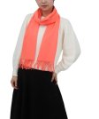 (image for) Solid Cashmere Feel Scarf Coral