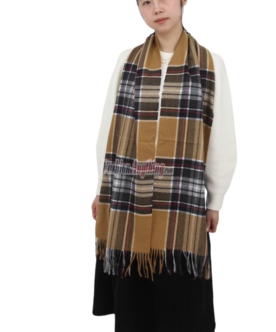 (image for) Cashmere Feel Classic Scarf Brown