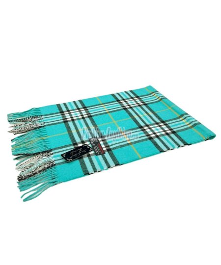 (image for) Woven Cashmere Feel Classic Scarf Light Teal