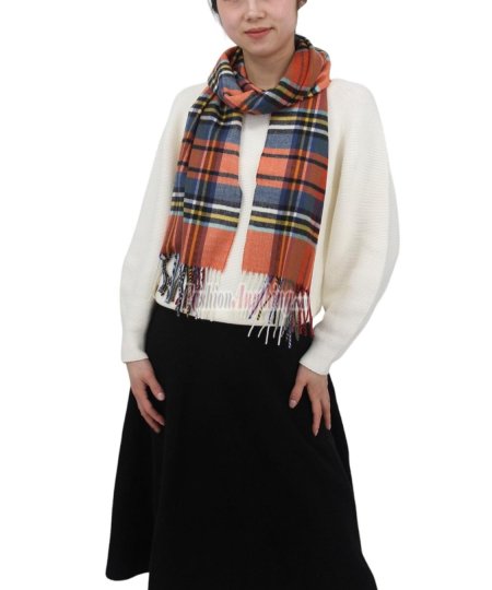 (image for) Cashmere Feel Classic Scarf Orange