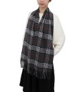 (image for) Cashmere Feel Classic Scarf Dark Grey