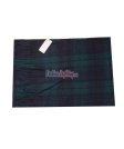 (image for) Cashmere Feel Pattern Scarf #98 Navy/Green