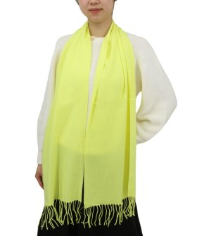 (image for) Cashmere Feel Solid Scarf Chartreuse
