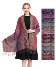 (image for) Metallic Floral Pashmina FASF23133 ( 12COLORS, 1DZ)