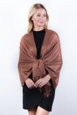 (image for) Brown Pashmina Scarf NEW