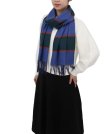 (image for) Cashmere Feel Classic Scarf Blue/Green