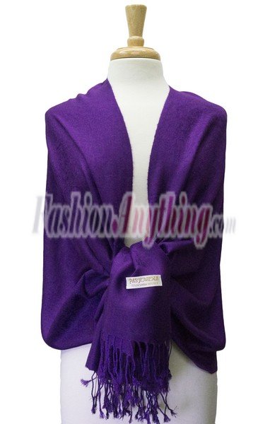 (image for) Paisley Jacquard Pashmina Puple Dozen (12 pcs)