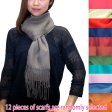 (image for) Winter Solid Cashmere Feel Scarf FACS30S (1 DZ, Asst.)